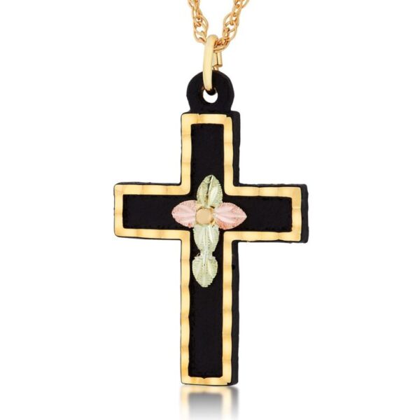 Black Hills Gold Cross Pendant